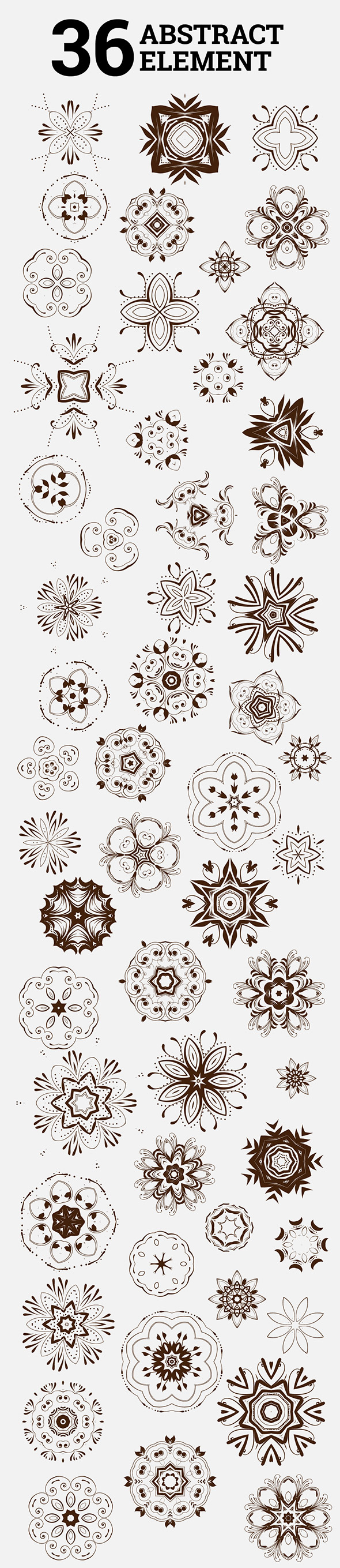 big-decorative-vector-set