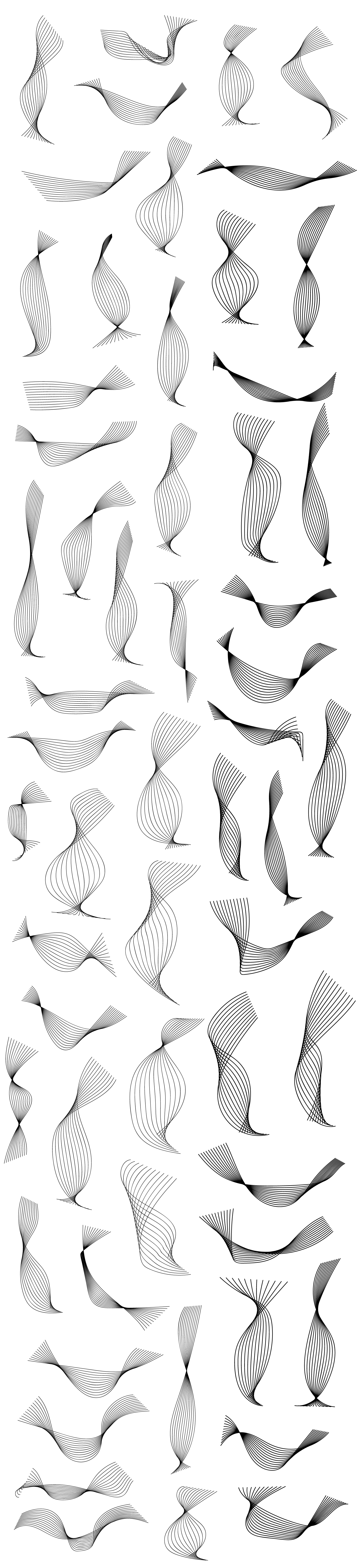 50-abstarct-spirals-vectors